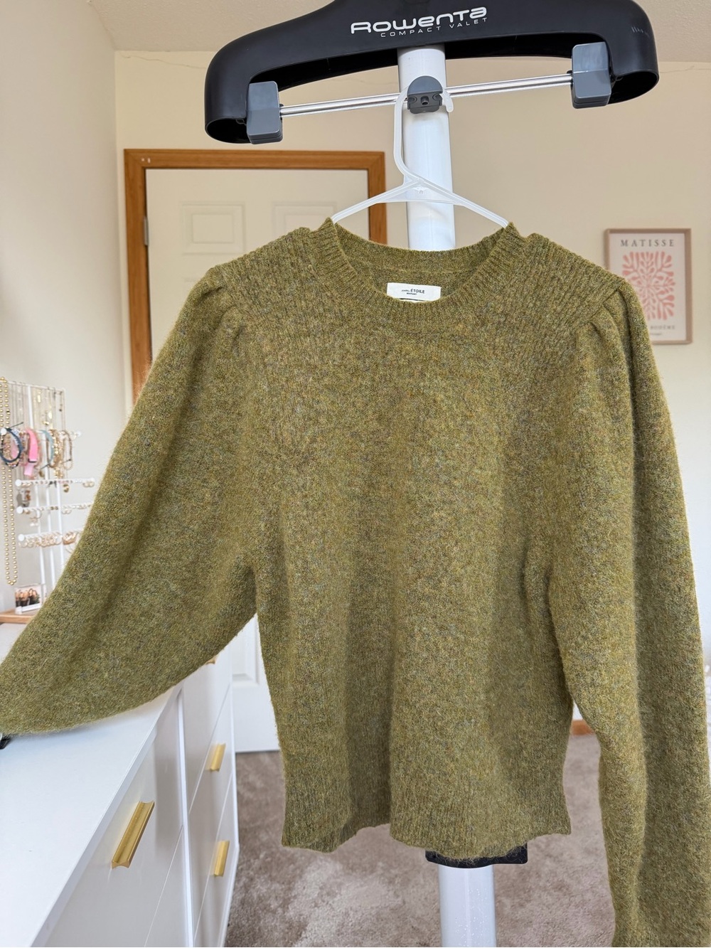 Isabel Marant Étoile Olive Crew Neck Sweater